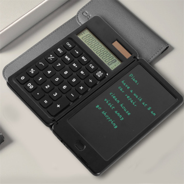 Suron Foldable Desktop Calculator Erasable Writing Board