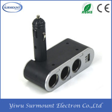 12V Car Cigarette Lighter Power Adapter Triple Sockets Cigarette Lighter Car Charger
