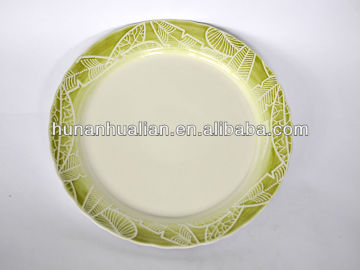 factory handmade decorative ceramic plate