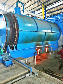 latest tire scrap pyrolysis machine