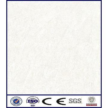 white polished homogeneous floor tile