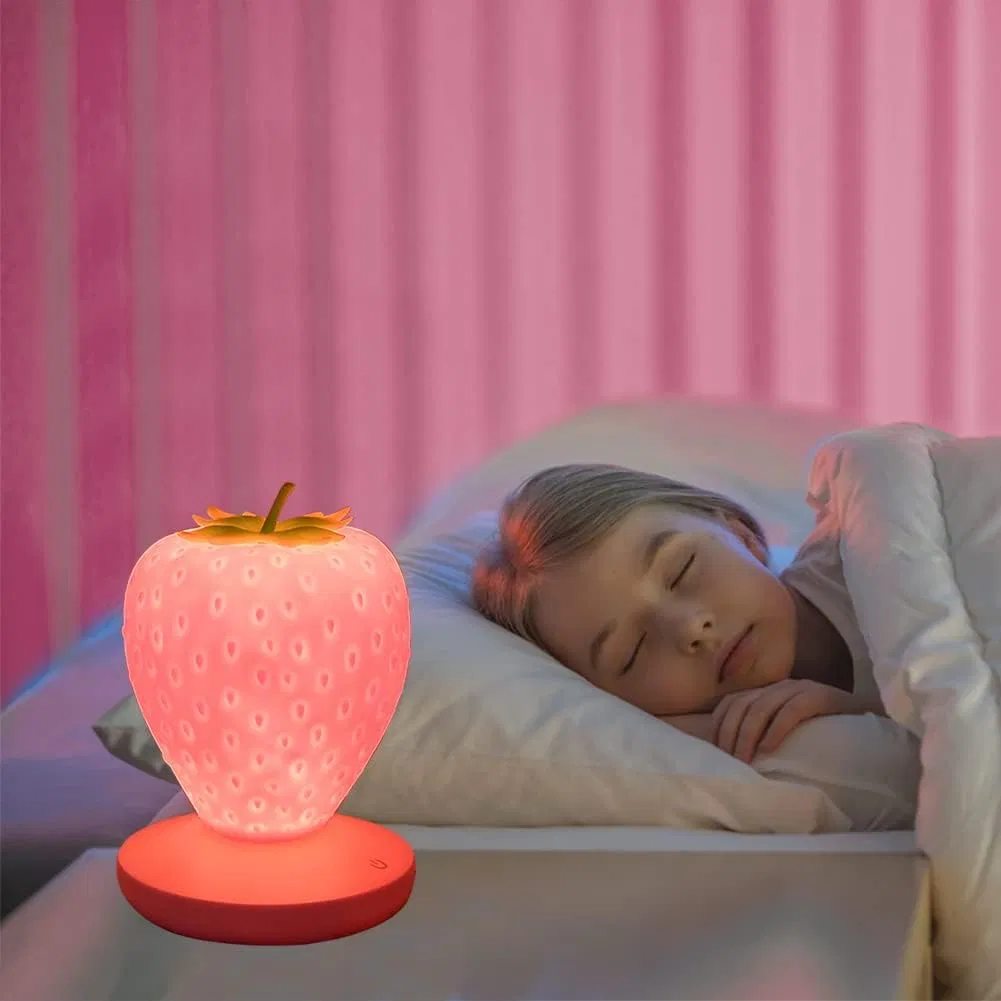 Magical Touch Sensor Strawberry LED Night Light for Kids