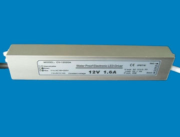 SAA Approved RGB led power supply IP67 waterproof 20W