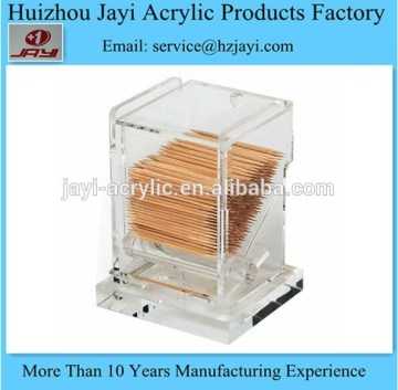 JYB-020China supplier wholesale acrylic automatic toothpick holder/toothpick holder/toothpick box