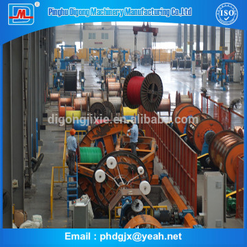 planetary strander machine for manufacturing electrical cable
