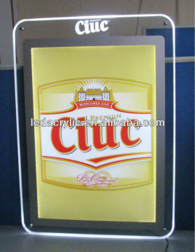 LED Crystal Light Box with Logo Etching