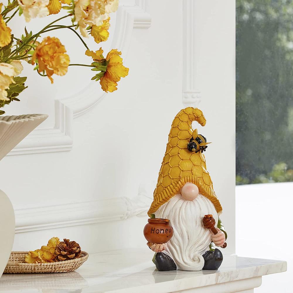 Nhựa cây mùa hè bee gnome figurine