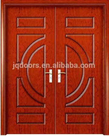 interior wooden double door