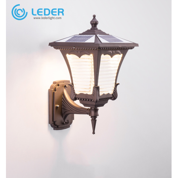 LEDER Black Outdoor Wall Lights