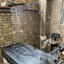 Apex Vertical Sneeze Guards On Self-service Food Areas