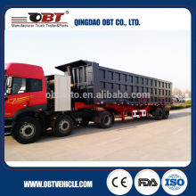 Full-automatic production line 2 Axle rear truck dumper tipping semi trailer