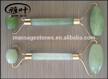 2pcs One Set Massage Stones Accessory Jade Roller for Body Mediation Therapy/Jade Roller Massage Stone