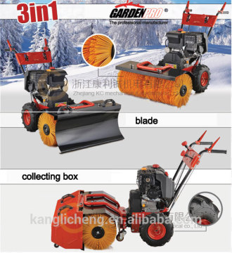 3-in-1 sweeper, road sweeper, snow sweeper