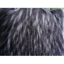 Tip-dyed Jacquard Fabric Fake Fur