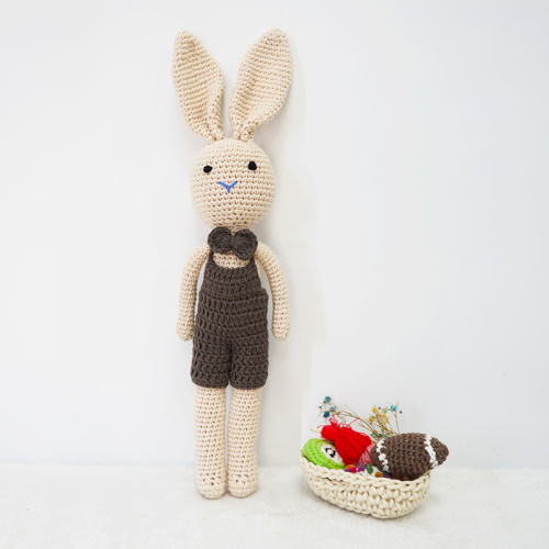 Bio-Baumwolle Amigurumi Puppe Hase Spielzeug Baby