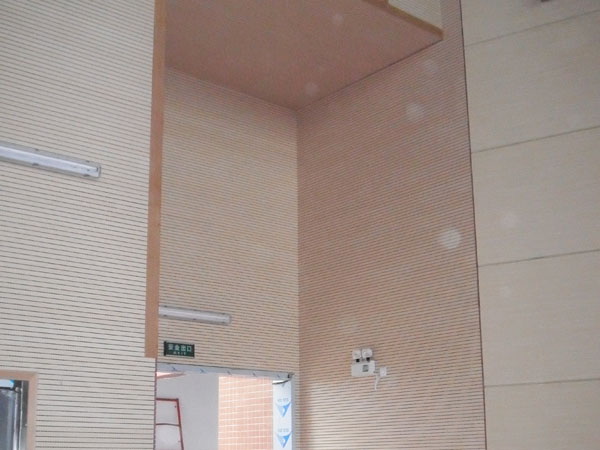 wooden panelling