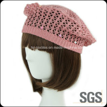 Ladies Sequins Classic Crochet Hat