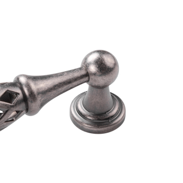 Birdcage Handle 3 3/4" Centers in black nickel