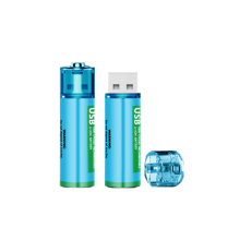 China Li-Ion USB Rechargeable AA Battery 1500mWh 1.5V
