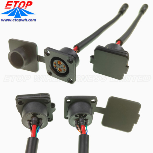 IP67 Bicycle Battery Connector สำหรับ PCB Board Z622A