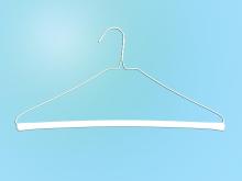 16"14.5g White Powder Strut Dry Cleaner Hanger