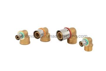 Ce Approved Copper Brass Compression Tube Plumbing Pipe Fitting