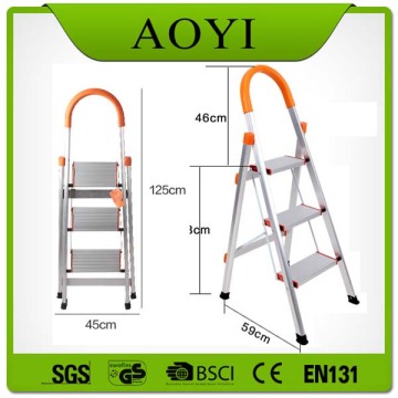 D type 3 steps household ladder