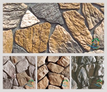Rustic stone wall cladding