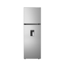 Smad DDT-416WH Automatic Defrost Double Door Stainless Steel Ice Maker Refrigerator with Water Dispenser