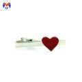 Getlman steel tie clip engrav heart shape
