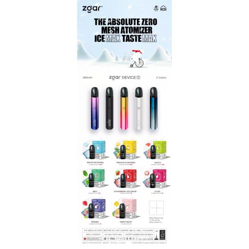 Zgar Mesh Atomizer Pod Vapes популярные