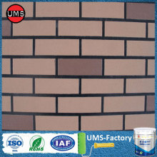 Faux brick spray paint effect