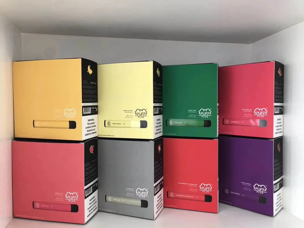 800 Puffs 3.2ml Mod 550mAh Disposable Vape Puff Plus Disposable Vape