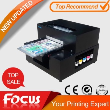 Sapphire-Jet multicolor inkjet printer A4 small uv printer for reasonable price