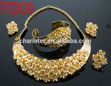 Hot sale african jewelry sets/ african costume jewelry/ fashion jewelry set/ necklace bracelet/ jewelry set FJ2630