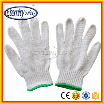 cotton string knit adult gloves work gloves