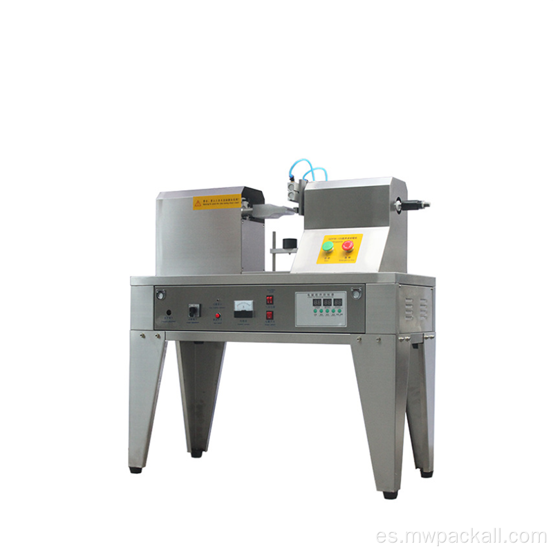 Máquina semiautomática de sellado ultrasónico de extremos de tubos de plástico con función de fecha de impresión