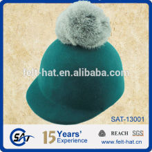 Wool Cap Hat, Forest Green
