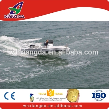 China inflatable rib fishing boat electric inboard boat motor