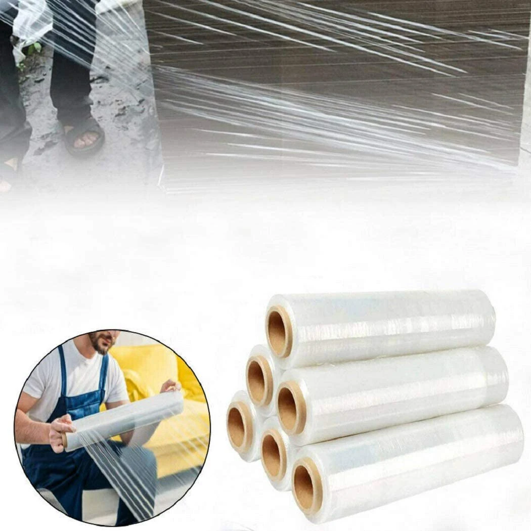 Factory Price Pallet Film LLDPE Stretch Wrap Cast Stretch Film Shrink 17 Mic Stretch Film