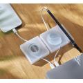 Data cable storage box travel bath set