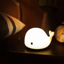 7 Color Changing LED Silicon Touch Squishy Animal Nightlight for Baby Nursery