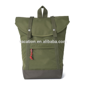 dip dye army green nylon backpacks for girls