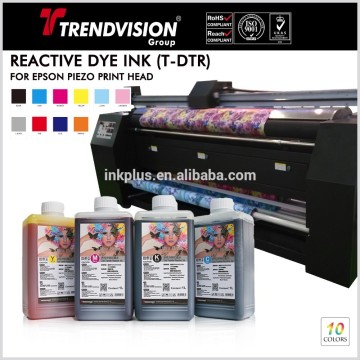 Reactive dye ink for textile printers