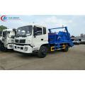 Dongfeng CUMMINS 170hp camion à ordures de chargeur de saut