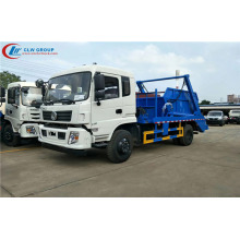 Dongfeng CUMMINS 170hp تخطي شاحنة لجمع القمامة