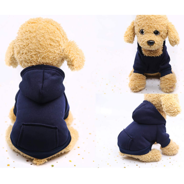 2 stuks Winter Dog Hoodie