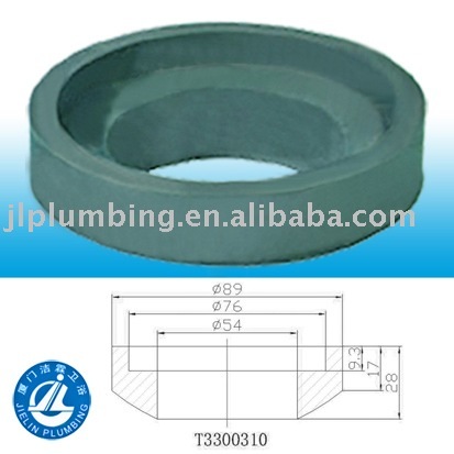 Toilet tank to bowl foaming gasket