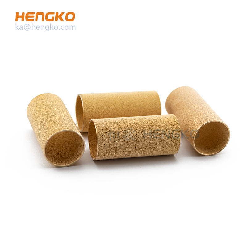 HENGKO sintered metal filter stainless steel sintered powder/wire mesh micron filter tube