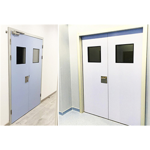 Stainless steel airtight interior hospital sliding door
